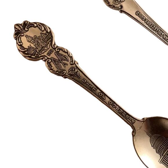Set of 10 American Collectors’ Guild Washington DC Spoons - Picture 7 of 7